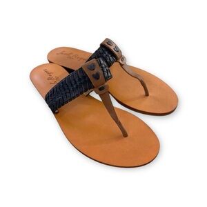 Jack Rogers Tinsley Demi Wedge Thong flip flop sandals